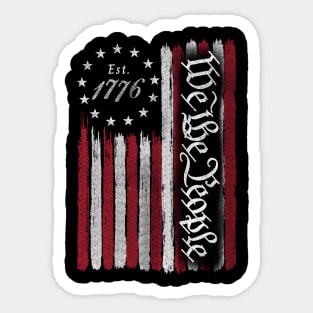 We the people - 4th Of July Sticker